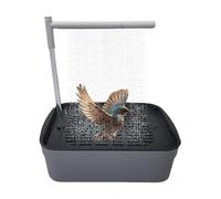 Automatic Bird Bath Shower, Bird Shower , Bird Bath with Shower, Waterfall, Circulation Tap, Cage Accessories, Water System Made of ABS, USB for Budgies and Small Birds