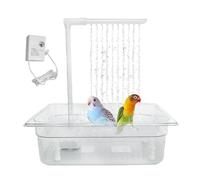 Automatic Bird Bath Shower Box, USB Electric Large Bathtub Shower Fountain, Circulating Water Showers, Easy Clean Portable For All Types Of Birds