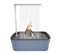 Automatic Bird Bath | Shower Fountain for Bird Pond - USB Electric Pool for Grooming Budgies, Gabon Grey, Lovebirds and Cockatiels