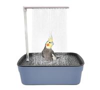 Automatic Bird Bath Shower with 180° Rotating Faucet and Water Circulation, USB Powered for Caged Birds