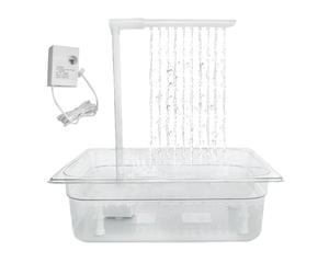 Automatic Bird Bath - USB Bath Fountain | Electric Shower with Running Water | Cleaning Accessories The Parakeet calopsy Conure Gray Africa Interior Cage Plumage Cage