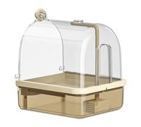 Automatic Bird Bathhouse Bathtub Parrots Shower Box With Multiple Tap Shower Multifunctional Bird Bathtub Cage Mounted Automatic Bath Accessory