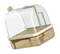 Automatic Bird Bathhouse Bathtub Parrots Shower Box With Multiple Tap Shower Multifunctional Bird Bathtub Low Maintenance Cage Bathing