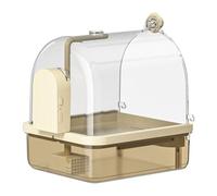 Automatic Bird Bathhouse Bathtub Parrots Shower Box With Multiple Tap Shower Multifunctional Bird Bathtub Cage Mounted Automatic Bath Accessory