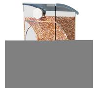 Automatic Bird Cage Parakeet Separation Tiger Skin Black Peony Waterproof Large Cap Feed Box