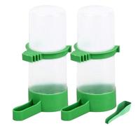 Automatic Bird Feeder - 2 Bird Water Dispenser with 1 Food Dispenser for Cage, Parrots, Parakeets, Inseparables, Cockatiels, Automatic Water and Bird Food