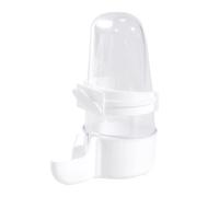 Automatic Bird Feeder - ABS No Clutter Cage Feeder Water Dispenser | Free Food Container Bird Supply | Pet Feeding System For Cockatiel Finch Canary Budgies Parrot Hummingbird Cage Use