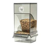 Automatic Bird Feeder, Automatic Transparent Bowl with Perch - Parakeet Cage Accessories - for Home Garden Backyard Park Balcony Finch Monk Parakeets