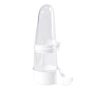 Automatic Bird Feeder - Clear Parakeet Food Container Drinker for Cage | Food Container Drinker Water Dispenser for Finch Cockatiel Lovebirds Canary Parrot Hummingbird House
