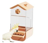 Automatic Bird Feeder Container and Cage Food Dispenser Container for Budgies, Inseparables, Captitis and Practical Small Bird Accessories