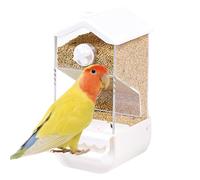 Automatic Bird Feeder for Cage,Acrylic No-Acrylic Bird Feeder for Cage | Parrot Dishes Parakeet Accessories for Canary Finch Conure Lovebirds