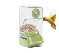 Automatic Bird Feeder for Cage | Hummingbird Automatic Food Feeder | Bird Cage Supplies Food Dispensers for Parakeets, Cockatiels, Canaries, Parrots