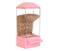 Automatic Bird Feeder for Cage,Smart Dispenser Clear Parakeet Feeder - Food Container Drinker, Anti Spill Cage Accessories for Backyard, Squirrel, Finch