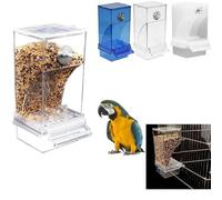 Automatic Bird Feeder Is Spill-proof And Splash-proof Can Be Fixed To Bird To Is Box Bird Easy Food Observe Cage Transparent