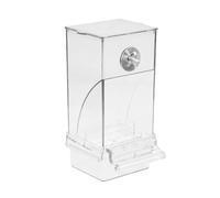 Automatic Bird Feeder Is Spill-proof And Splash-proof Is To Food Transparent Be Fixed N9P2 Bird To Box Observe Cage Bird Can