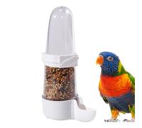 Automatic Bird Feeder, No Clutter Automatic Bird Feeder for Cage, Food Container Pet Supplies Water Dispenser for Cockatiel Finch Canary Budgies Parrot Hummingbird House