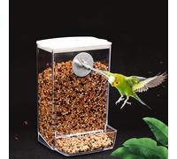 Automatic Bird Feeder,No Mess Bird Feeder,Bird Cage Feeder Bird Cage Accessories for Parakeet Canary Cockatiel Finch