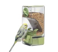 Automatic Bird Feeder - Parakeet & Hummingbird Food Station Pet Cage Accessory | Creative Modern Design Sparrow Feeding Device