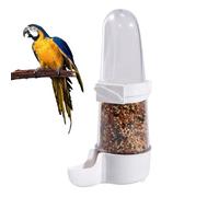 Automatic Bird Feeder,Parrot Feeder Inside Cage Clear - Drinker Food Container Pet Supplies for Budgies Cockatiel Parrot Lovebirds Canary Hummingbird House