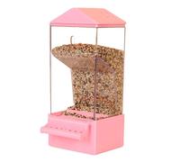 Automatic Bird Feeder, Smart Clear Dispenser, 21x9x7.5cm, Parakeet Food Container, Finch Cage Accessory, Anti Spill Supply, Large Capacity Backyard Station, For Cockatiel Squirrel Birds