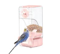 Automatic Bird Feeder - Top Fill Hummingbird Station, Cage Food Dispenser Transparent Design, Multi-Purpose Feeding Accessory with Easy Refill Feature, Perfect for Parakeets Cockatiels Canaries
