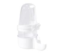 Automatic Bird Feeder, Transparent Hanging Food and Water Dispenser, 6.69 x 3.54 inches Large Capacity Container for Budgies, Cockatiels, Parrots, Lovebirds, Canaries, Easy Install Accessory