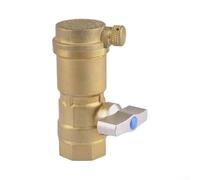 Automatic Bleed Valve 3/4 Inch Brass - Floatvent Air Purge Valve for Home Heating System Pressure Control(DN25)