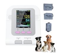 Automatic Blood Pressure Monitor for Veterinary/Animal Use, with 2.8" Display and 3 Cuffs, Electronic Sphygmomanometer 100+ Sets Memory, Dog/Cat/Pets