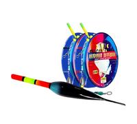 Automatic Bobber Fishing Line | Pre-tied Automatic Glow Float Ready to Use - Day and Night Float Line Group Complete Set | for Adults Professionals Enthusiasts Beginners Amateurs Fra