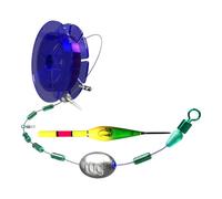 Automatic Bobber Fishing Line Set, Automatic Portable Kit with a Colour Changing Float, Bobber Fishing Line, for Lake, Pond, Sea, Water, Boat, Outdoor, Outdoor and Travel