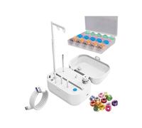 Automatic Bobbin Winder Bobbin Winding Machine with Auto Stop Sensor, Large Spool Thread Holder and Extra 25 Pcs Bobbins