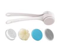 Automatic Body Washer - Multi Speed Skin Tool, Battery Operated Washing Wand, Silicone Bristle Head | Hotel Toilet Hygiene Routine Devices