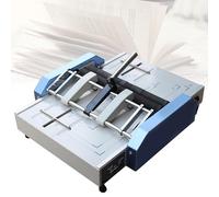 Automatic Booklet Maker and Folding Machine, Desktop Stapler for 20 Sheets, 70g Paper, 5 Stapling Positions for Efficient Binding
