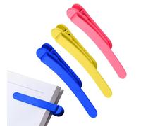 Automatic Bookmark - Smart Silicone Bookmarks Clip | Colorful Page Marker with Auto Page Holding Feature | Convenient Bookmarks for Reading Tracking and Marking Pages in Books, Journals, Or Notebooks