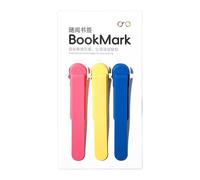 Automatic Bookmarks Silicone, 3 Pieces Automatic Book Mark, Bookmark Clip Book Accessories for Book Lovers, Creative Book Marker Book Page Markers Favors for Book Lovers, Kids, Women, Men