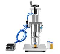 Automatic Bottle Capping Machine, Electric Bottle Sealing Machine for Soda Beer Jars, Adjustable Capper for Home Brewing, Efficient Food Packaging Sealer