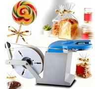 Automatic Bread Bag Twist Tie Machine, Candy Bag Tying Machine, Toast Bag Sealer, 200mm Tightening Circle