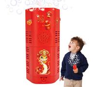 Automatic Bubble Firework Machine, Fireworks Bubble Machine, 10 Hole Automatic Toy Blower, Portable Automatic Toy Making Toy with Light for