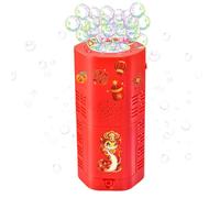 Automatic Bubble Firework Machine, Fireworks Bubble Machine,10 Hole Bubble Machine Blower - Automatic Bubble Making Toy with Lights for