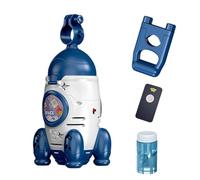 Automatic Bubble Machine - Automatic Portable with Light,Riding Bubble Blower Toys for Kids Bike - for Party Lawn Garden Backyard Beach Camping Pool Birthday Holiday