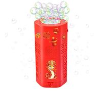 Automatic Bubble Machine,Bubble Machine | 10 Hole Machine Blower | Portable Automatic Machine Toy with Light for Christmas, Chinese Spring Festival