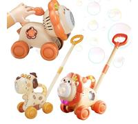 Automatic Bubble Machine for Toddler Cute Portable Bubble Maker Blower (Lion)