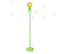 Automatic Bubble Machine,Handheld LED 3 Height Adjustable Blowing Toy - Sunflower Bubble Maker with Lights - for Boys Girls Easter New Year Backyard Bath Summer Beach Playground School