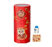 Automatic Bubble Machine - New Year Foam Sprayer Toy for with LED Light, Continuous Flow Bubble Machine, Party Entertainment, Outdoor Fun for Boy