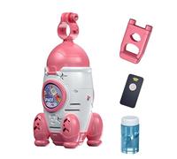 Automatic Bubble Machine, Portable Automatic with Lights - Bubble Launcher for Children's Bike Riding - for Children and Celebrations