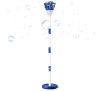 Automatic Bubble Machine - Street Light Bubble Tower with Music and Lights - Height Adjustable Bubble Maker for Garden Parties, Weddings, Birthdays and Outdoor Events -