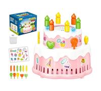 Automatic Bubble Machine | with Light and Music Cake Shape Electric Summer Toy - Bubble Machine for Kids | for Birthday Party Outdoor Wedding Backyard Garden Beach