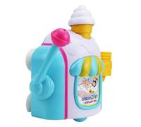 Automatic Bubble Maker,Ice Cream Suction Cup Bath Toys | Ice Cream Bubble Machine for Parties,for Birthday Party Summer Bathroom Bathtub Shower Bedroom Living Room Playroom Pool