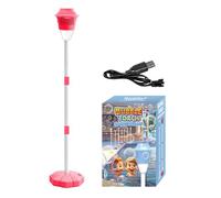 Automatic Bubble Maker Machine for Kids, Rechargeable Standing Outdoor, Lantern Spaceship Big Bubbles Battery Operated, Light Music Handheld Toy, for Parties Weddings Activities Todlers Use