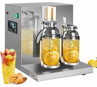 Automatic Bubble Tea Milk Tea Shaker Machine for 360 Degree Mixing Cocktail Juice Coffee Milk Wine Double Cup Commercial Equipment~/